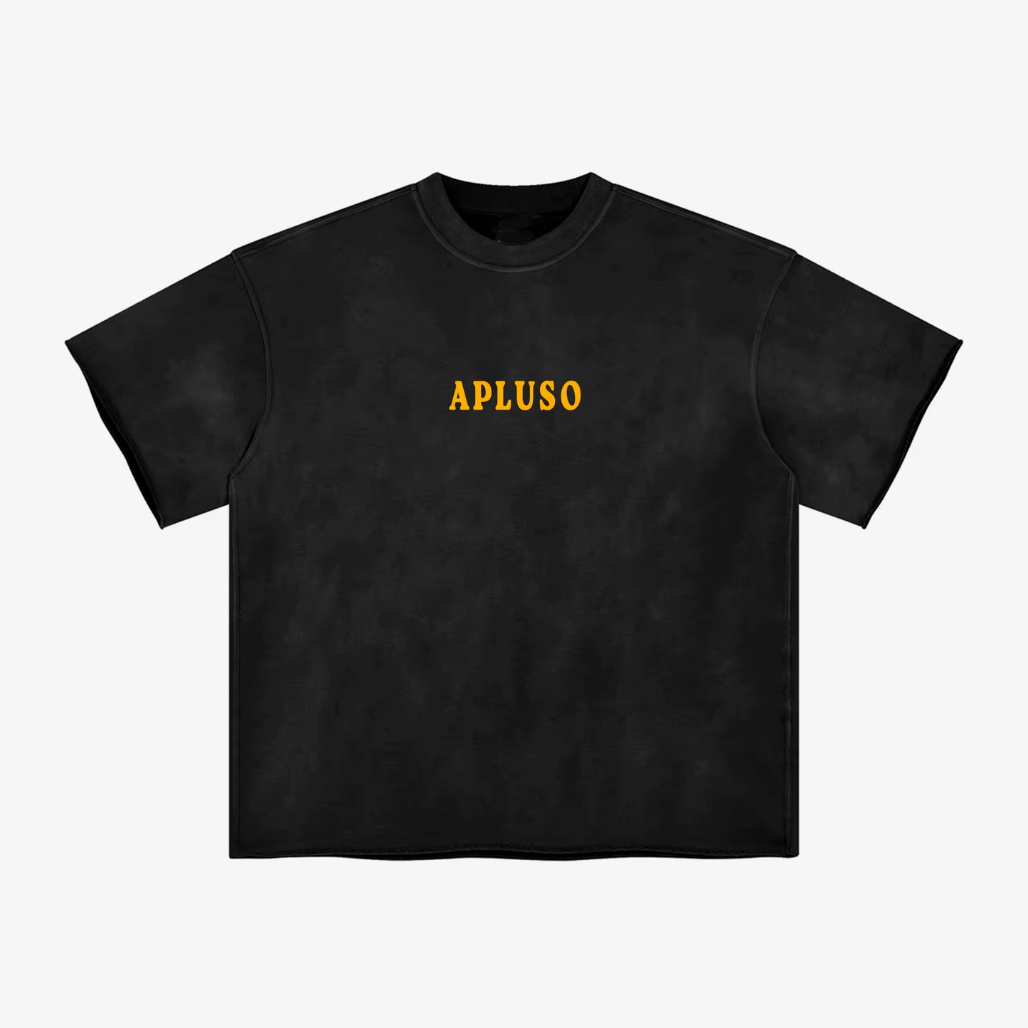 FADED BLACK HEM BOXY TSHIRT