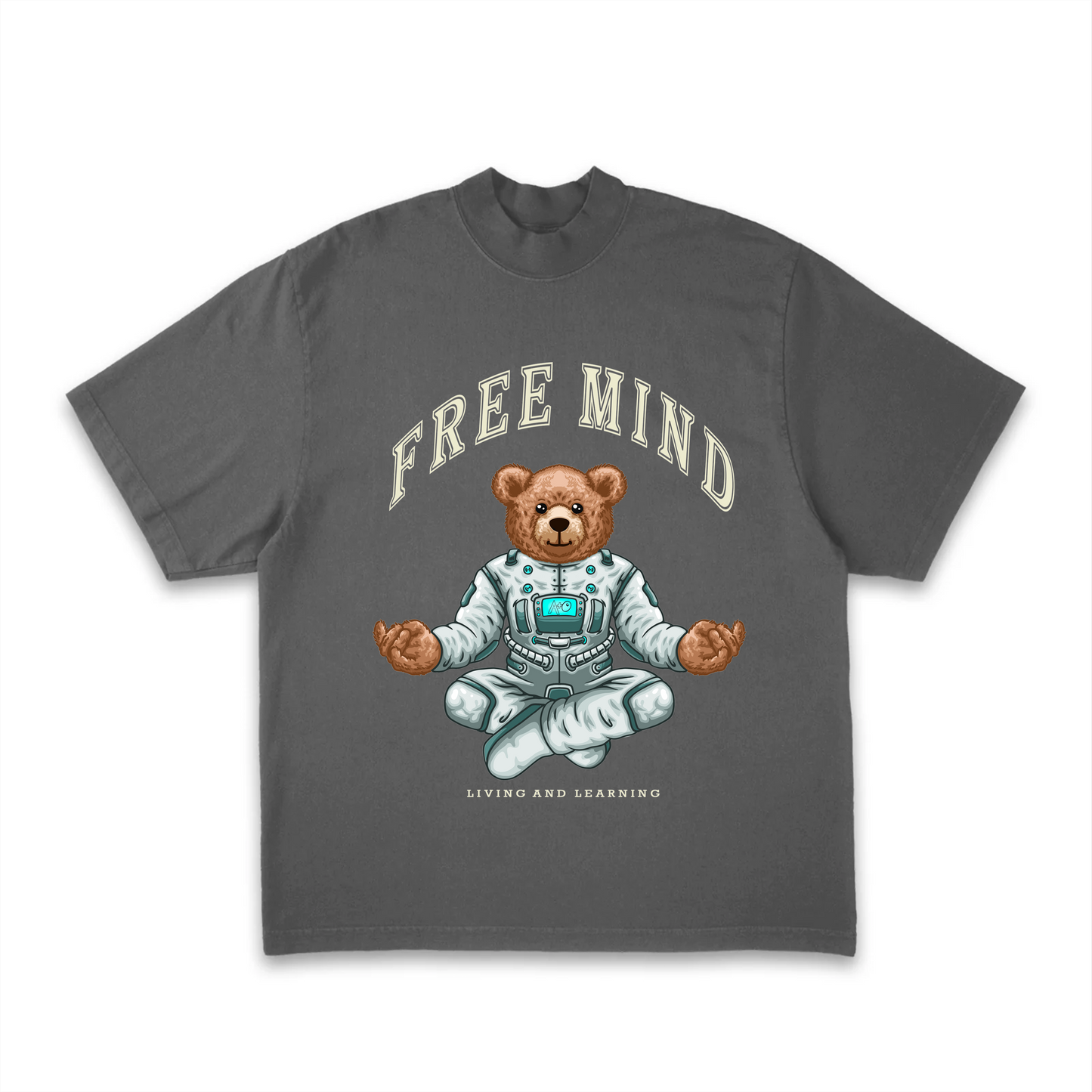 FREE MIND - FADED BLACK TEE