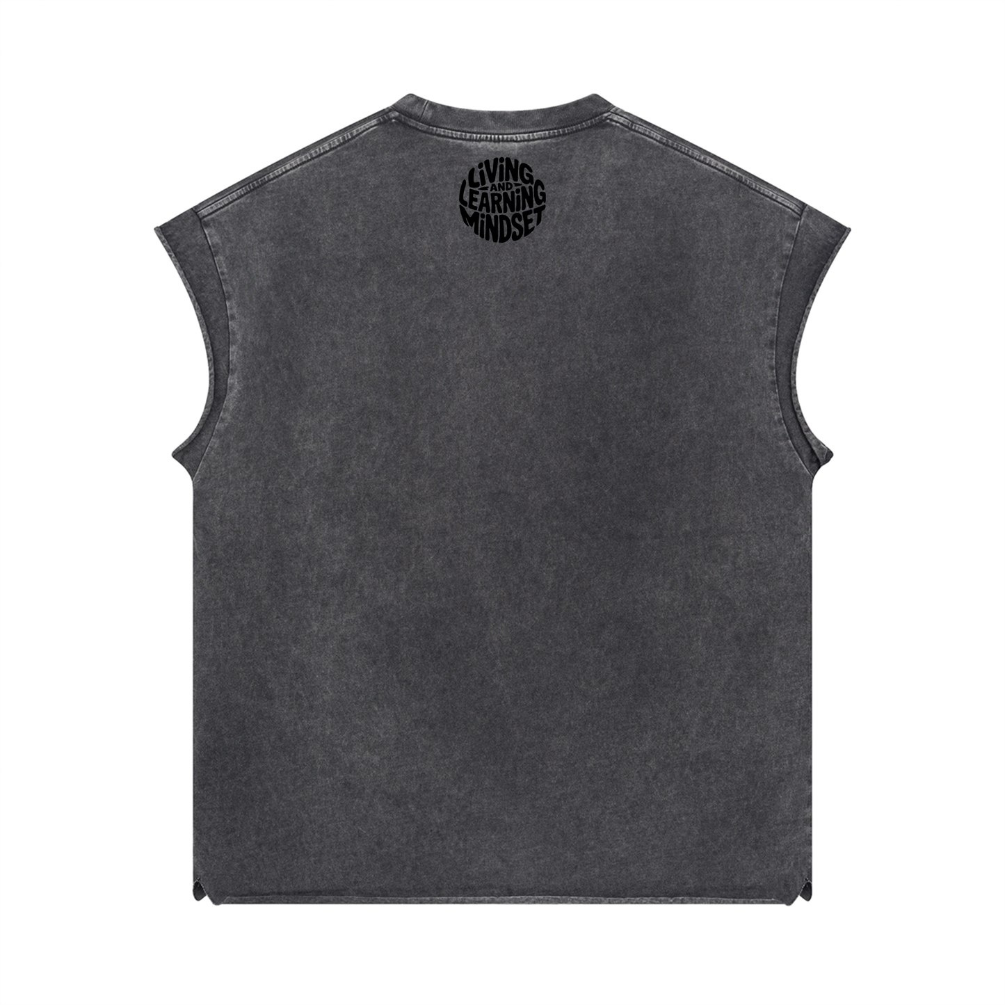 SLEEVELESS TANK TOP - DARK GREY