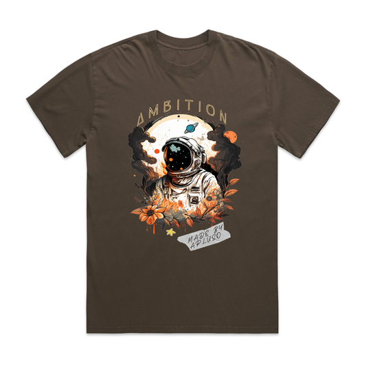 VINTAGE ASTRONAUT FLORAL GRAPHIC OVERSIZE TSHIRT