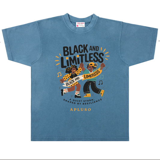 BLACK AND LIMITLESS TSHIRT BY APLUSO