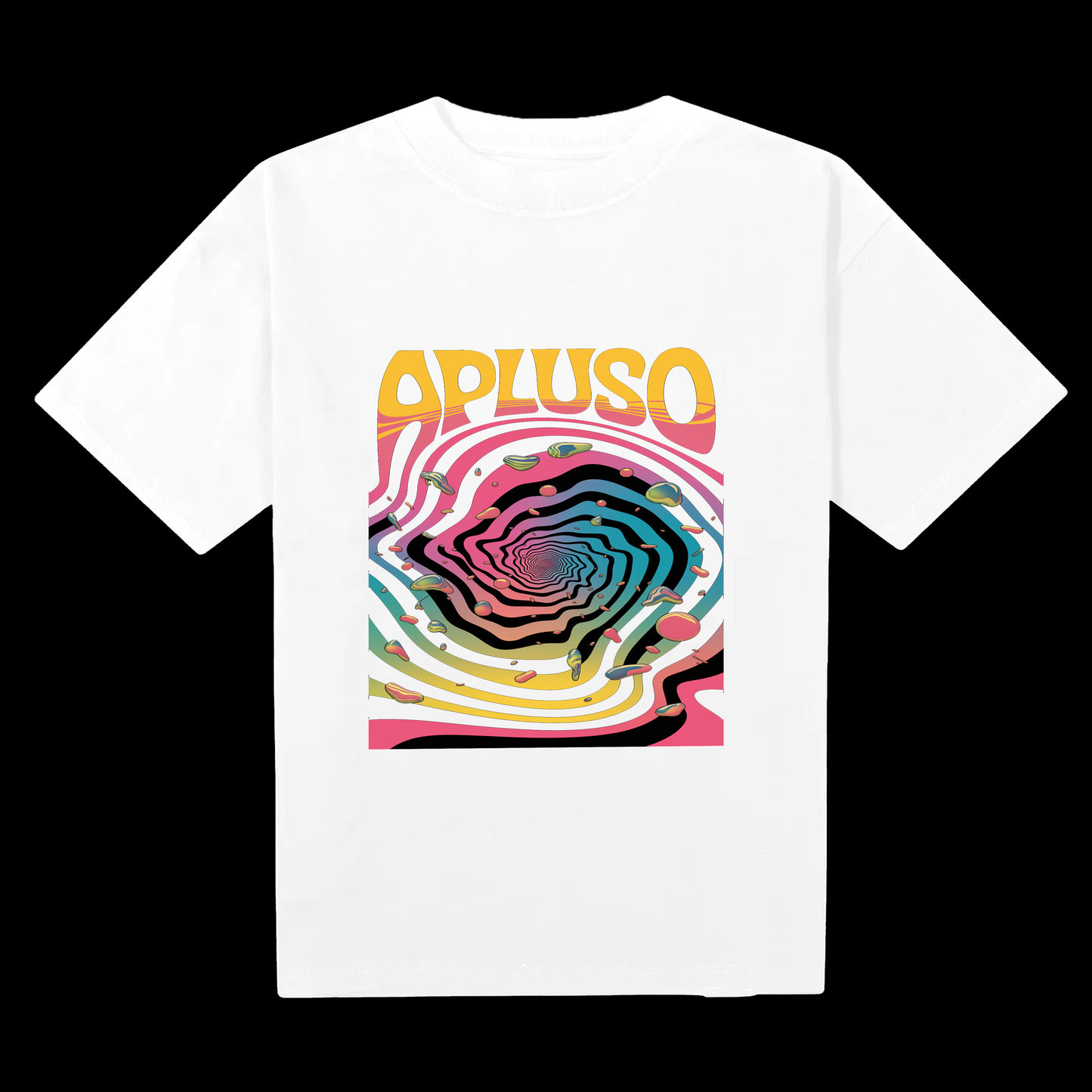 APLUSO PSYCHEDELIC OVERSIZE TSHIRT