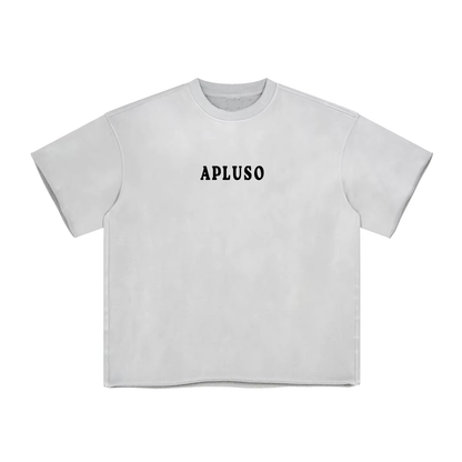 FADED GREY HEM BOXY TSHIRT