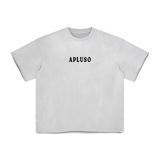 FADED GREY HEM BOXY TSHIRT