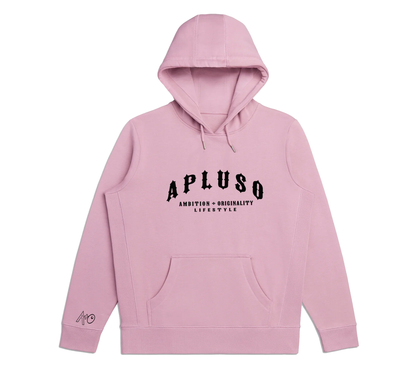 AplusO 3D Font Hooded Top