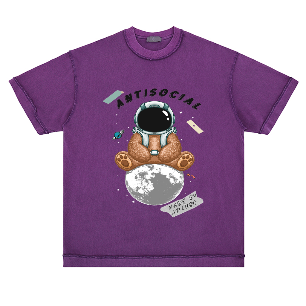 Reverse Inside-Out Oversize Tshirt - ANTISOCIAL