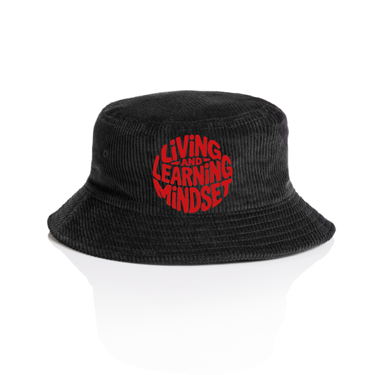 Corduroy Bucket Hat - Black