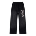 DISTRESSED DYED WASHED PANT