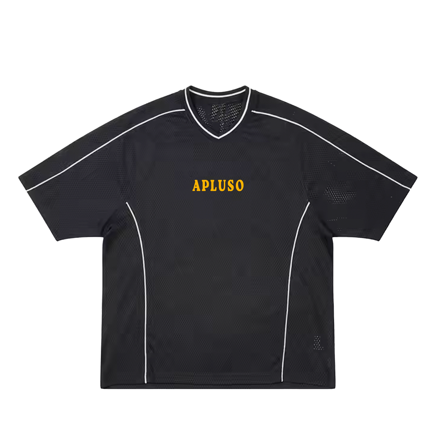 RETRO V NECK MESH JERSEY