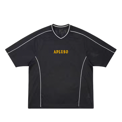 RETRO V NECK MESH JERSEY