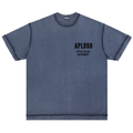 Reverse Inside-Out Oversize Tshirt (Washed Blue)