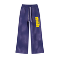 Distressed Dyed Washed Sweatpant - Dark Blue
