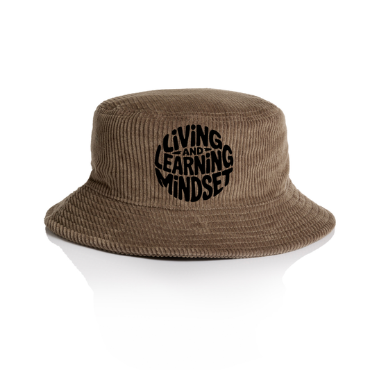 Corduroy Bucket Hat - Brown
