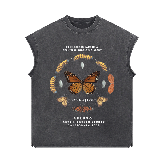 SLEEVELESS TANK TOP - DARK GREY