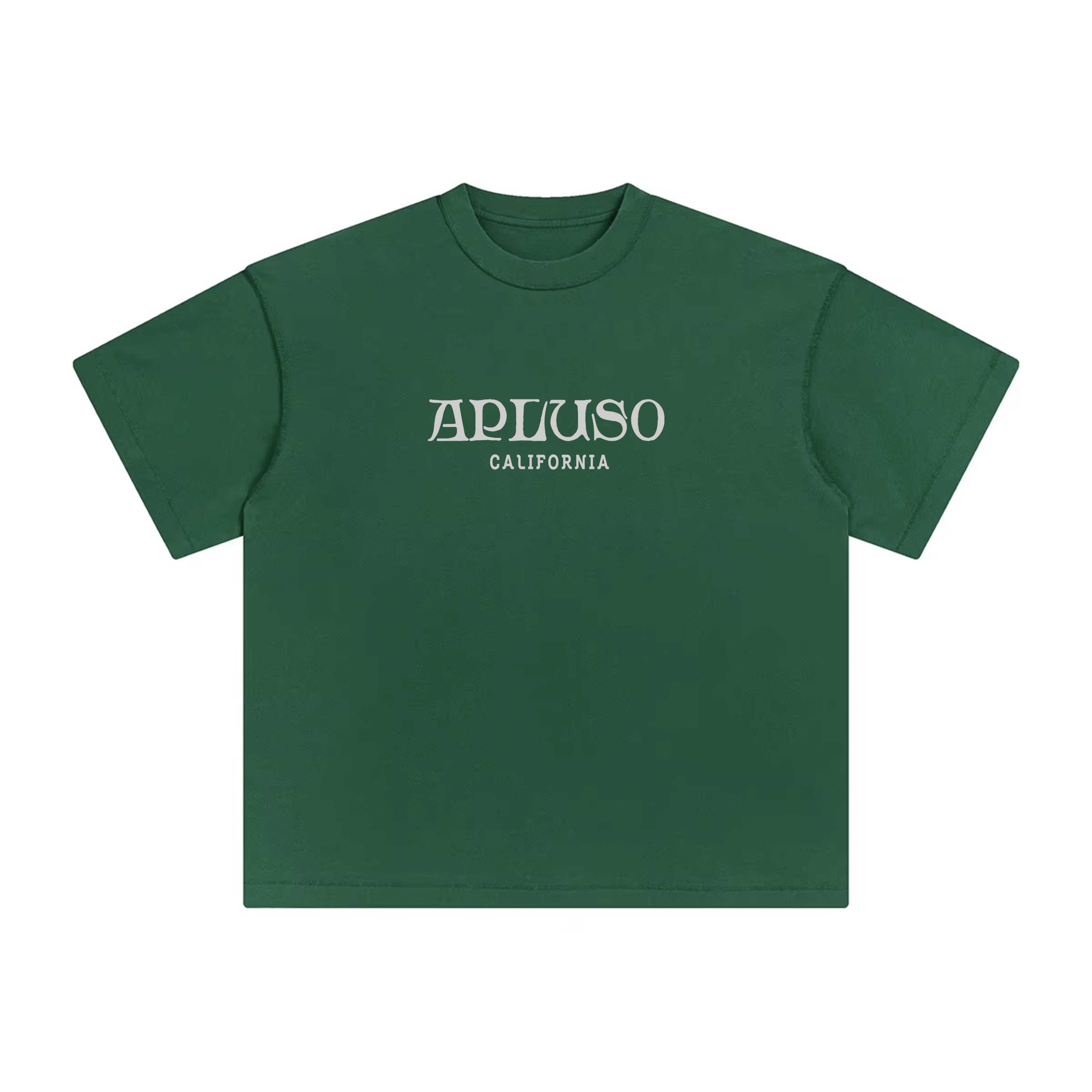 AplusO California print- Revese stitches Loose T shirt