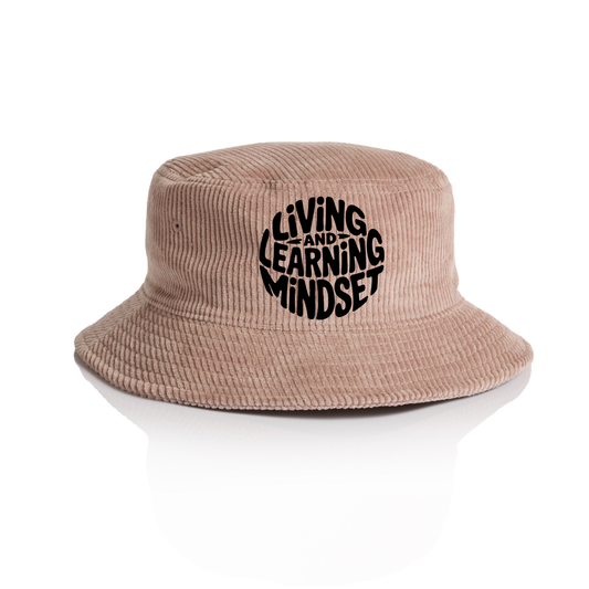 Corduroy Bucket Hat - Nude