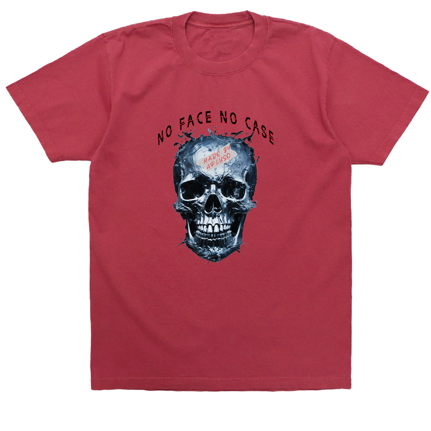 NO FACE NO CASE  OVERSIZE STREETWEAR GRAPHIC TSHIRT
