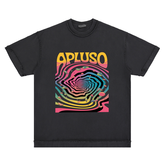APLUSO PSYCHEDELIC OVERSIZE TSHIRT