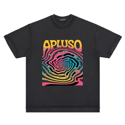 Reverse Inside-Out Oversize Tshirt (Faded Black)