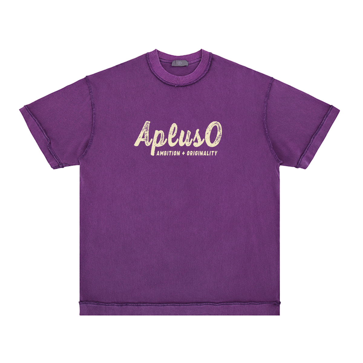 Ambition + Originality - Reverse stitches Loose T shirt