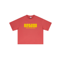 AplusO Puff Print - Boxy Red Tshirt