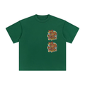 Split by map Connected through Fashion - Revese stitches  Loose T shirt