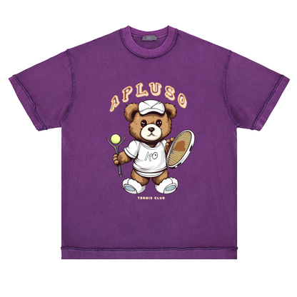 Reverse Inside-Out Oversize Tshirt (Washed Purple)